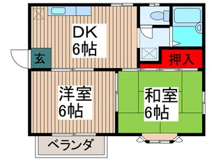 ビュークレストの物件間取画像